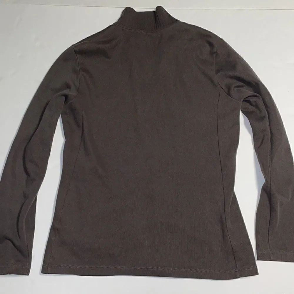 Cutter & Buck 100% Supima cotton fine rib zip jacket with zip pockets size S/P - Picture 3 of 11